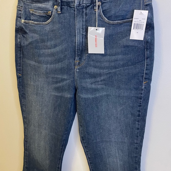 Good American Dark Blue Skinny Jeans Good Legs Women’s 16 - Picture 2 of 11